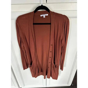 Women's NorthStyle Cardigan - Rust - Size M